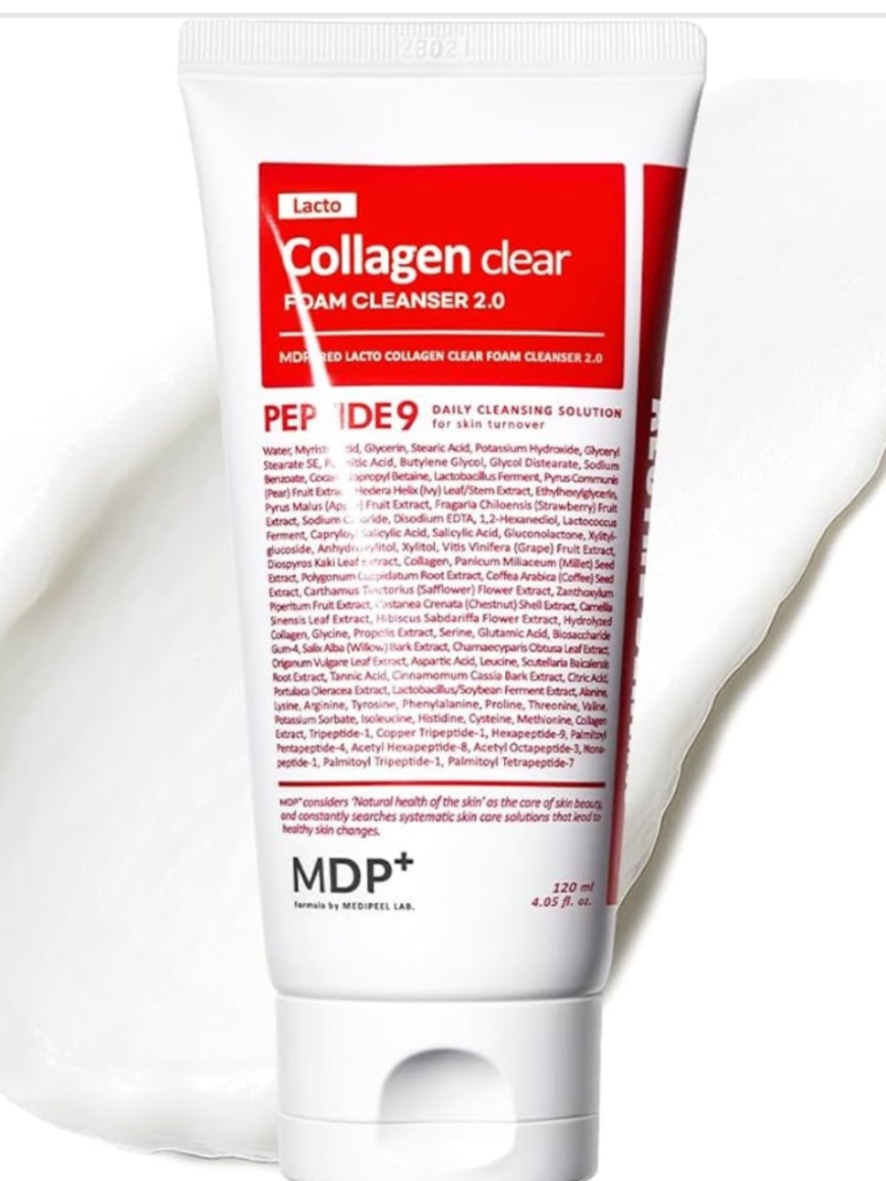 MDP+ RED LACTO COLLAGEN CLEAR 2.0, Peptide, Pore Tightening, Daily Moisturizing